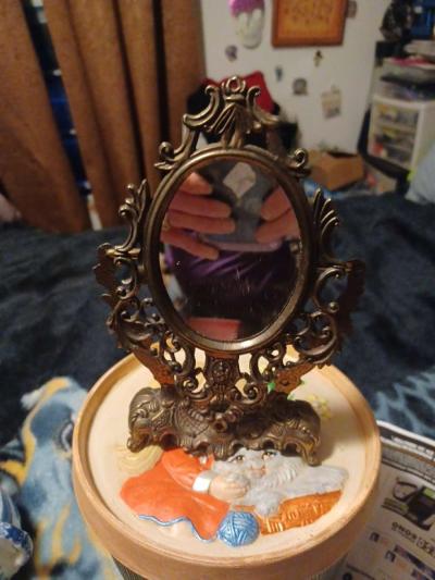 ginger bread house keepsake vase vanity mirror perfume bottl - Thumbnail 3