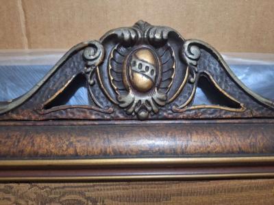 19th Century cloth etching beautiful framed - Thumbnail 6