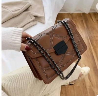 Lady chain PU leather handshoulder bags - Thumbnail 3