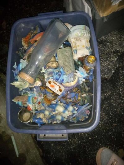 decorations ceramic dolphins