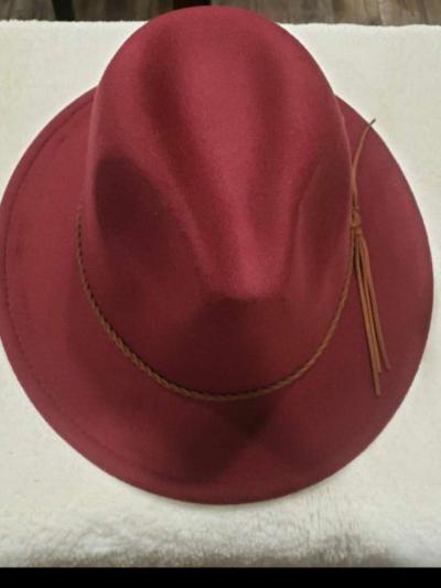 Wide brim fedora hats  unisex multi color - Thumbnail 3