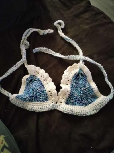 Blue and white brallette - Thumbnail 2