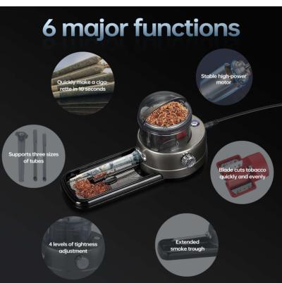 Electric Cigarette Rolling Machine Portable Tobacco Injector - Thumbnail 3