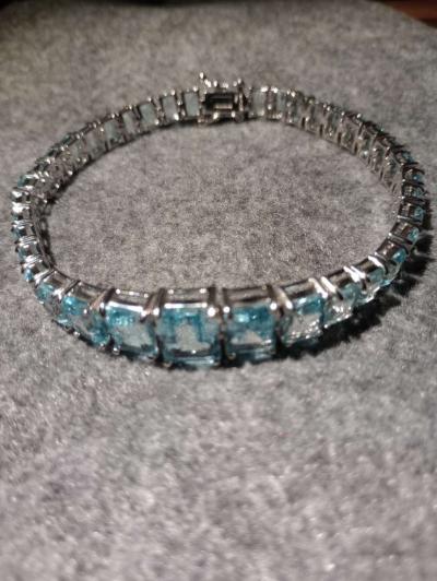 Blue Topaz Bracelet - Thumbnail 3