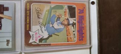 4 hank aaron cards - Thumbnail 2