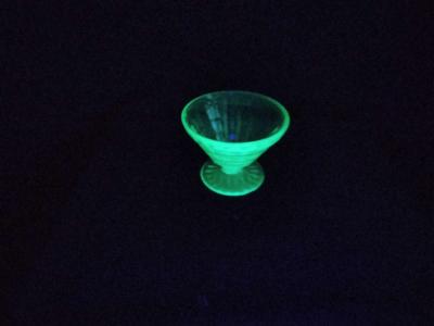 Vaseline Depression Glass Green - Thumbnail 2