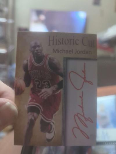 Michael Jordan auto reprint make offer