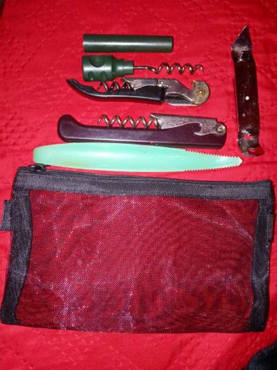 wine keys corks Stoppers can openers bottle openers net bag - Thumbnail 2