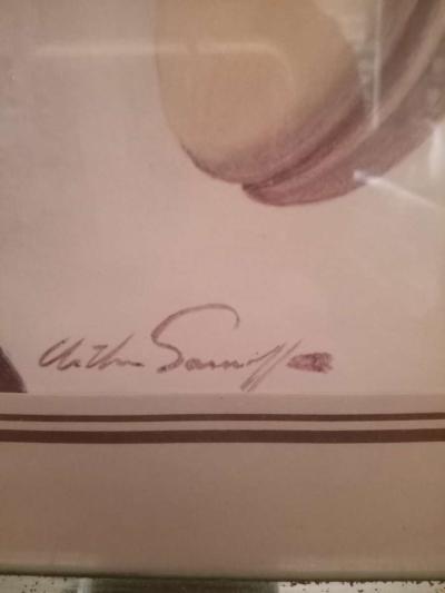 Arthur Sarnoff mated clown print - Thumbnail 2