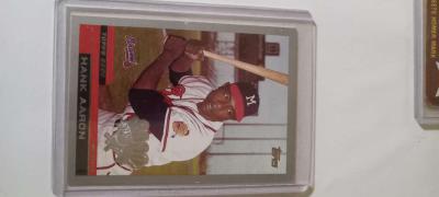 4 hank aaron cards - Thumbnail 4