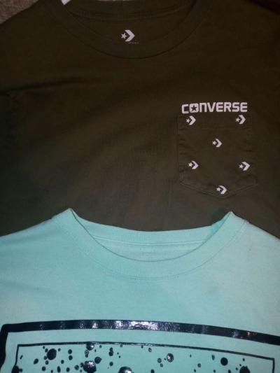 two Tshirts Converse and sole addiction - Thumbnail 3