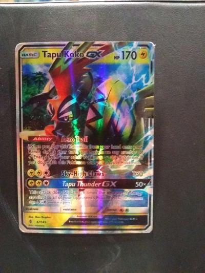 2017 Pokemon Sun  Moon Shiny Tapu Koko GX Black Star Promo - New Caney, Texas