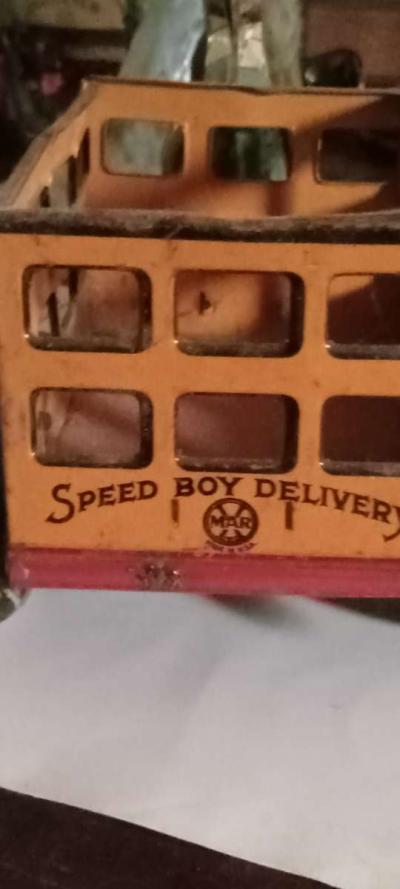 1938 or 39 marxx wind up speed boy delivery - Thumbnail 3