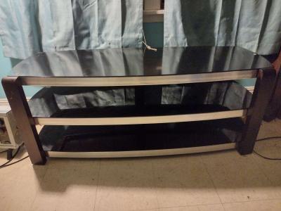 brand new 3 Glass shelf TV stand - Thumbnail 3