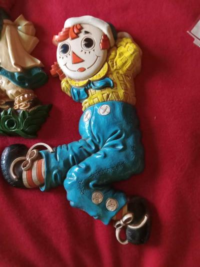 four 1977 raggedy Ann and raggedy Andy Bobby and merrill - Thumbnail 5