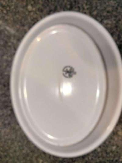 Homer Laughlin Happy Steak Oval Dinner Platter RARE - Thumbnail 2