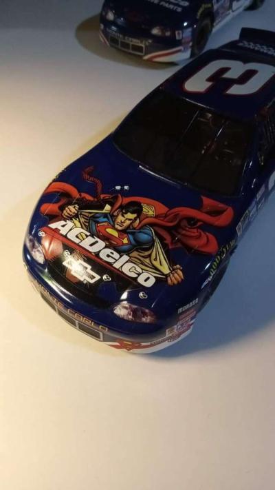 Dale Earnhardt Jr Brookfield superman and ac Delco cars - Thumbnail 3