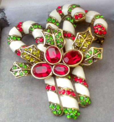 HEIDI DAUS peppermint pretty broche - Thumbnail 2