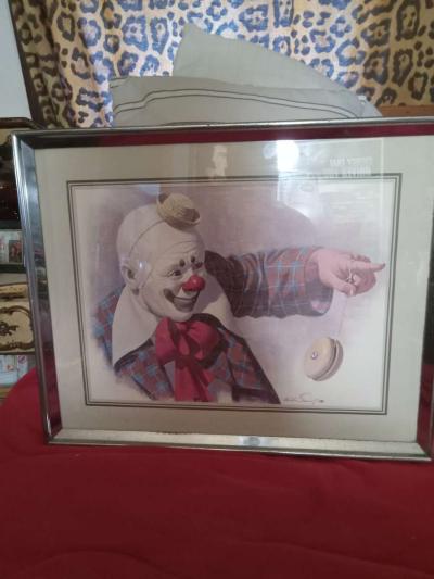 Arthur Sarnoff mated clown print - Thumbnail 3