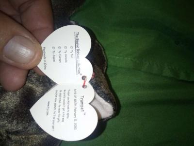 2000 Ty beanie babies trumpet elephant mint selling collec - Thumbnail 2