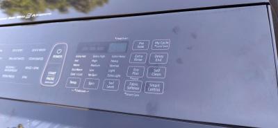 Black Top Load Samsung Washer - Thumbnail 3