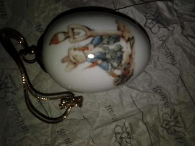 VINTAGE REUTTER BEATRIX POTTER MRS RABBIT PORCELAIN EGG ORNA - Altamonte Springs, Florida