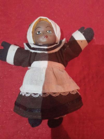 antique 5in porcelain doll - Thumbnail 2