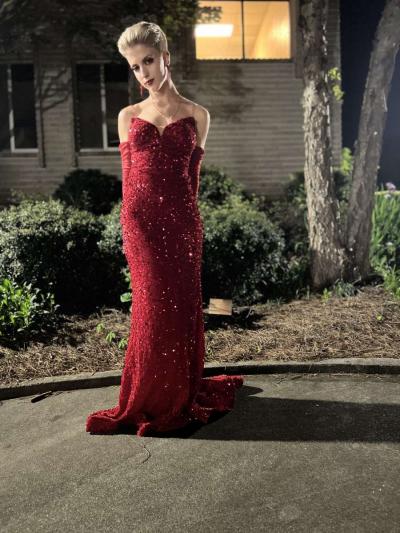 red prom dress - Thumbnail 4