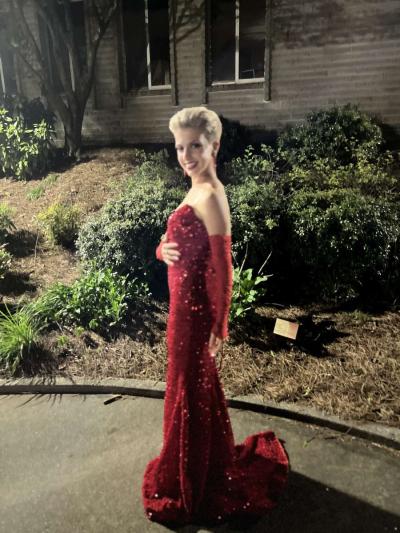 red prom dress - Thumbnail 6
