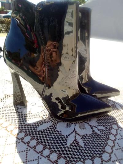 black high heel boots - Watsonville, California