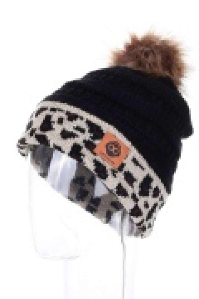 Knit winter Beanie Hat - Thumbnail 3