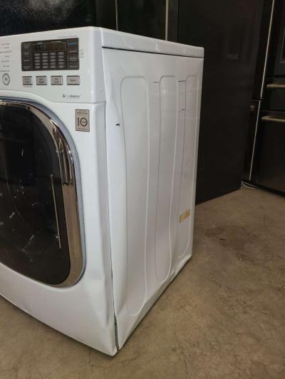 White LG Front Load Washer - Thumbnail 2
