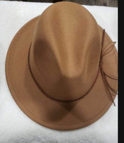 Wide brim fedora hats  unisex multi color - Thumbnail 2