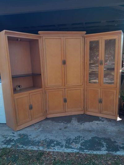 3 piece entertainment center - Thumbnail 3