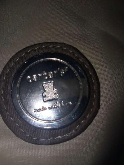 suede Carters baby diaper bag embroidered clean bag no stain - Thumbnail 3