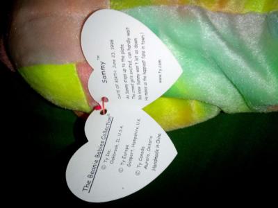 1999 Ty beanie babies Sammy mint selling collection - Thumbnail 2
