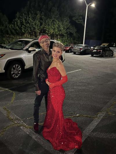 red prom dress - Thumbnail 3