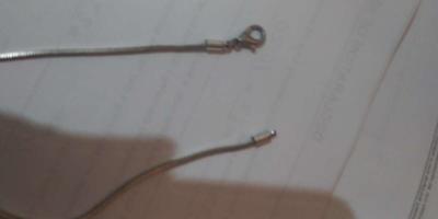 womens beautiful silver necklace throwing in pendant for fre - Thumbnail 3