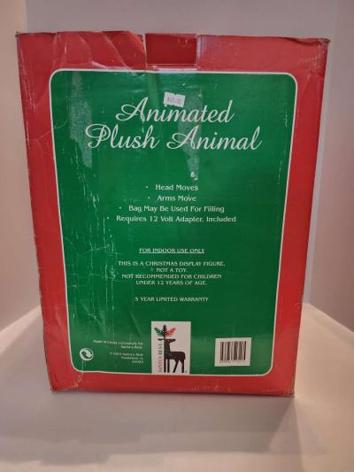 Vintage Animated Plush Dog By Santas Best - Thumbnail 6