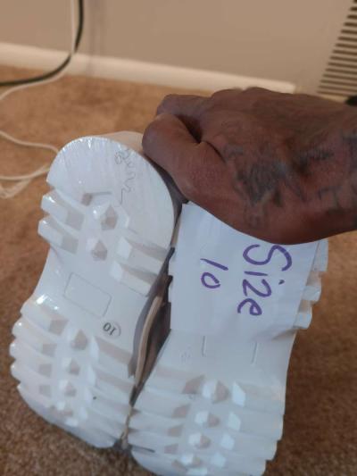 vinyl custom printed womens shoes size 10 - Thumbnail 3