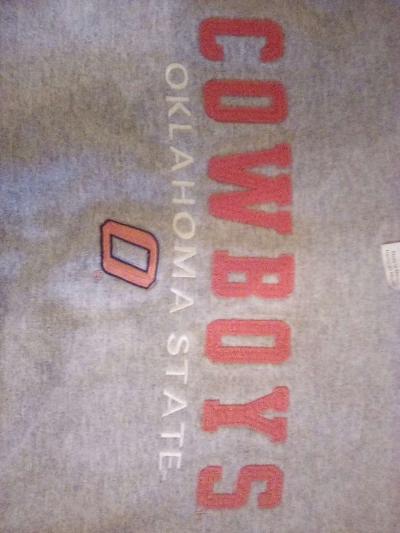 Oklahoma State Medium Grey Sweat Top - Thumbnail 2