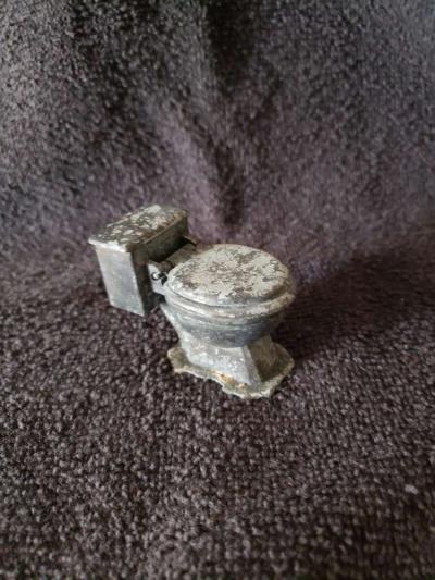 Vintage Miniature Die Cast Toilet Pencil Sharpener - Barstow, California