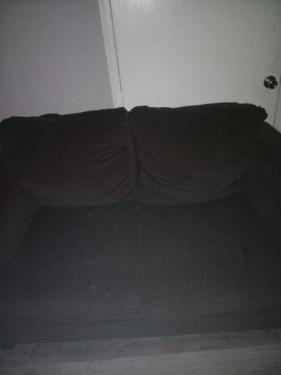 love seat couch kitchen wood table - Thumbnail 2