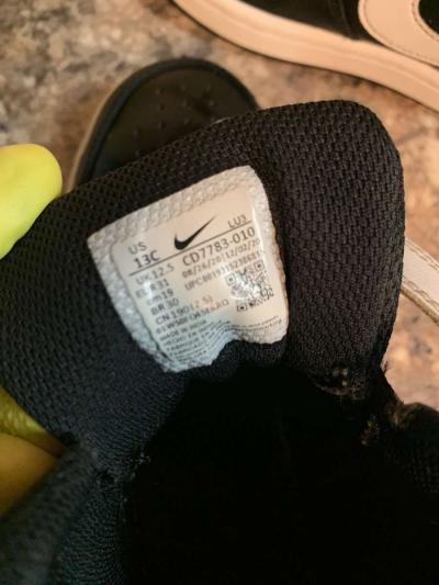 Nike Kids Court Borough 2 High Top Sneaker 13C - Thumbnail 4