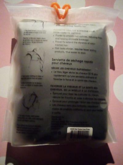 Aquis Prime Lisse Rapid Dry Hair Turban and Water Defense Pr - Thumbnail 5