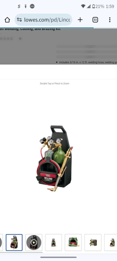 port a torch kit with tanks - Thumbnail 2
