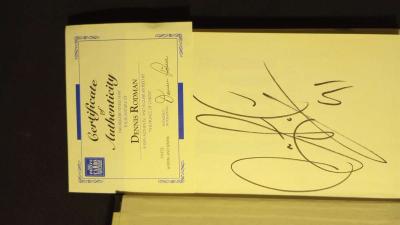 Autographed Signed with a picture of the book signing with C - Thumbnail 4