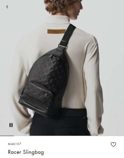 LOUIS VUITTON Racer Backpack Rucksack M46109 Monogram Shadow - Thumbnail 5