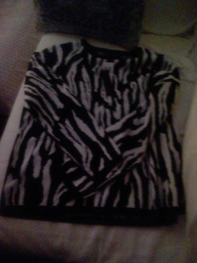 zebra sweater - Thumbnail 4