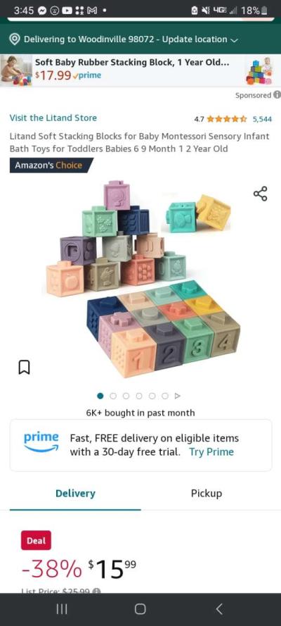 kids silicone blocks 12 pk - Thumbnail 4